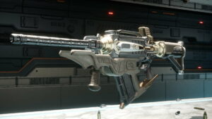 Image of the Python submachine gun in The First Descendant.