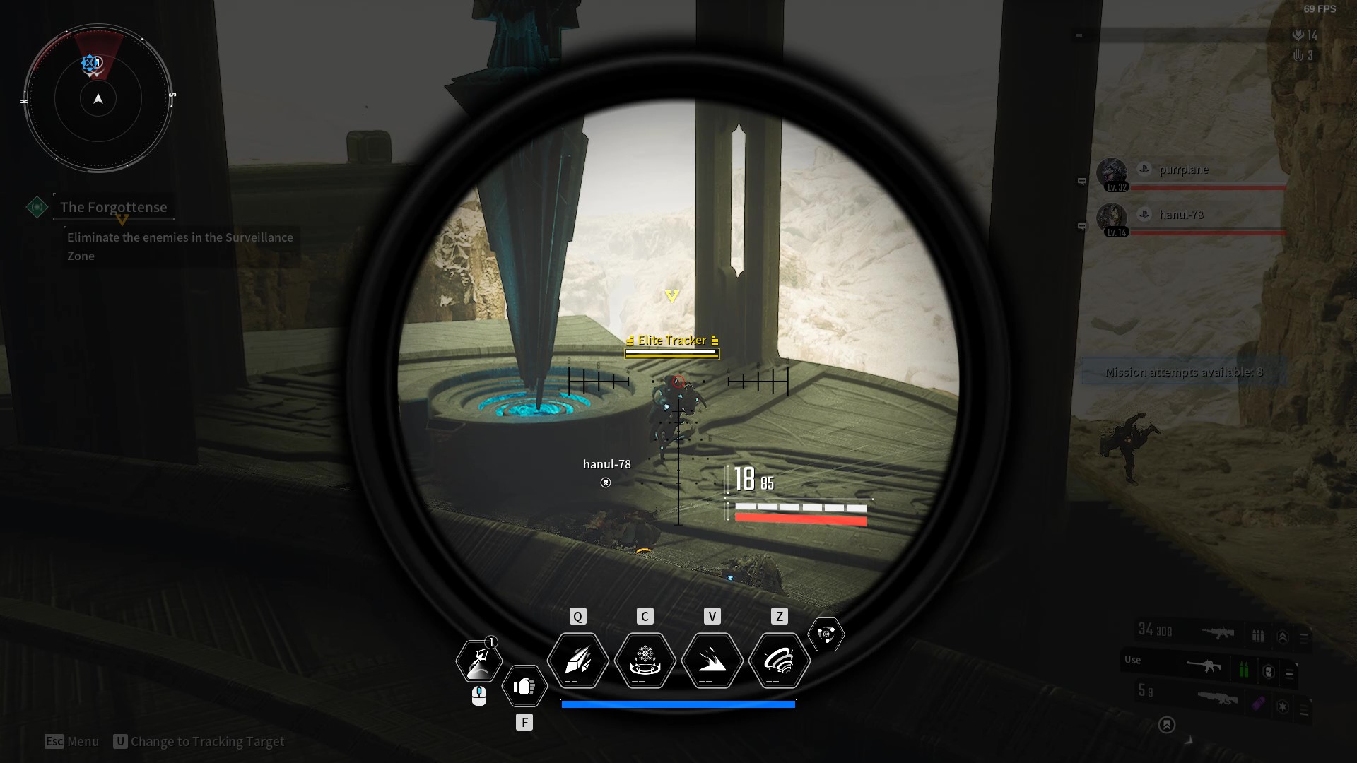 An Elite enemy in the Forgottense mission in The First Descendant.