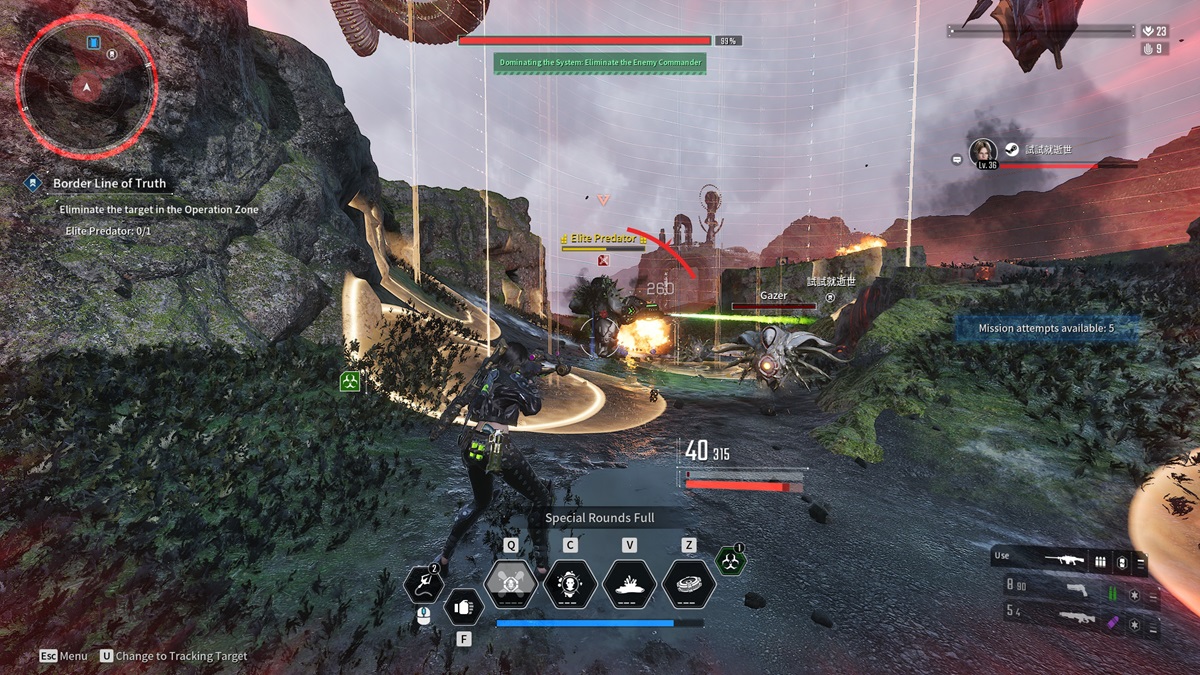 A player uses the Tamer against enemies in The First Descendant.