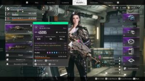 A player checks the Tamer weapon in their inventory in The First Descendant.