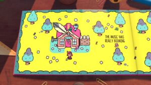 The Plucky Squire tips and tricks: Jot near his home.