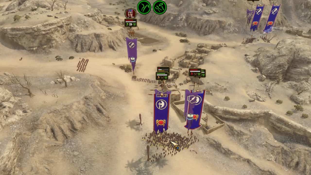 Total War Pharaoh Pillars of Civilisation explained and how to beat the Sea Peoples: A fierce battle between the forces of Rameses 2 and the Sea Peoples rages through the streets of a minor settlement.
