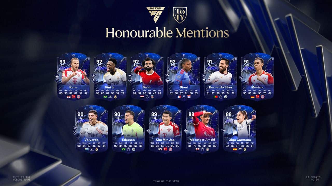 toty honourable mentions fc 24