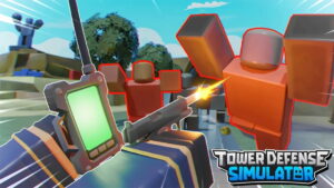 Cover image for the Roblox experience Tower Defense Simulator.