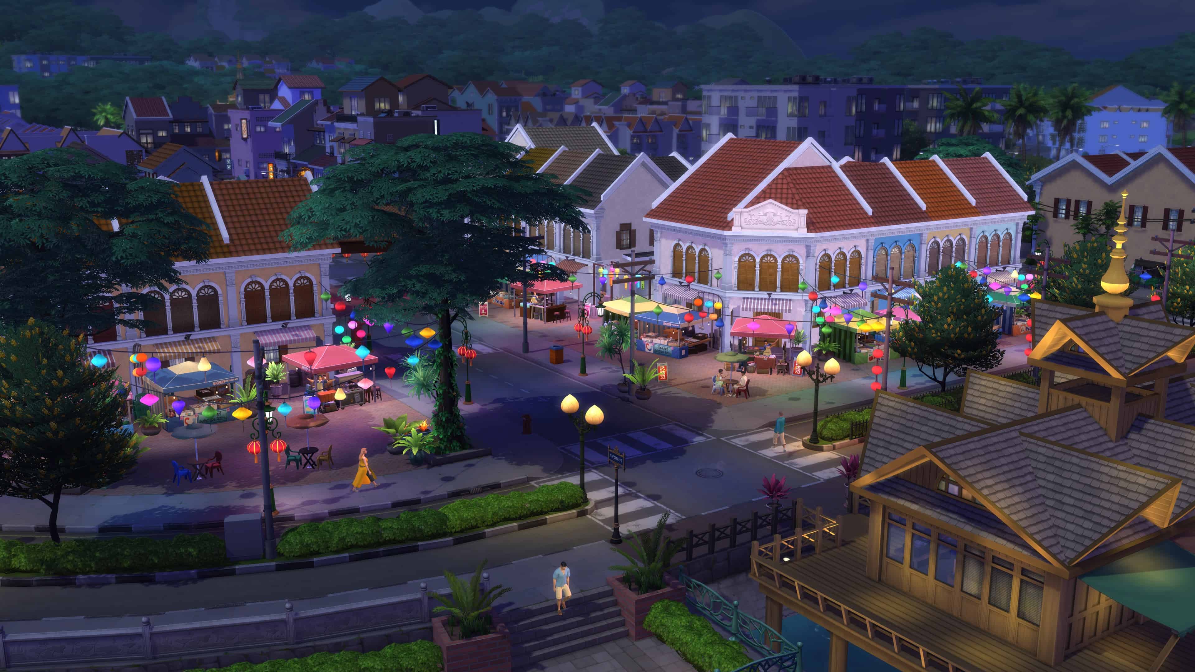 The Sims 4 For Rent image of the town