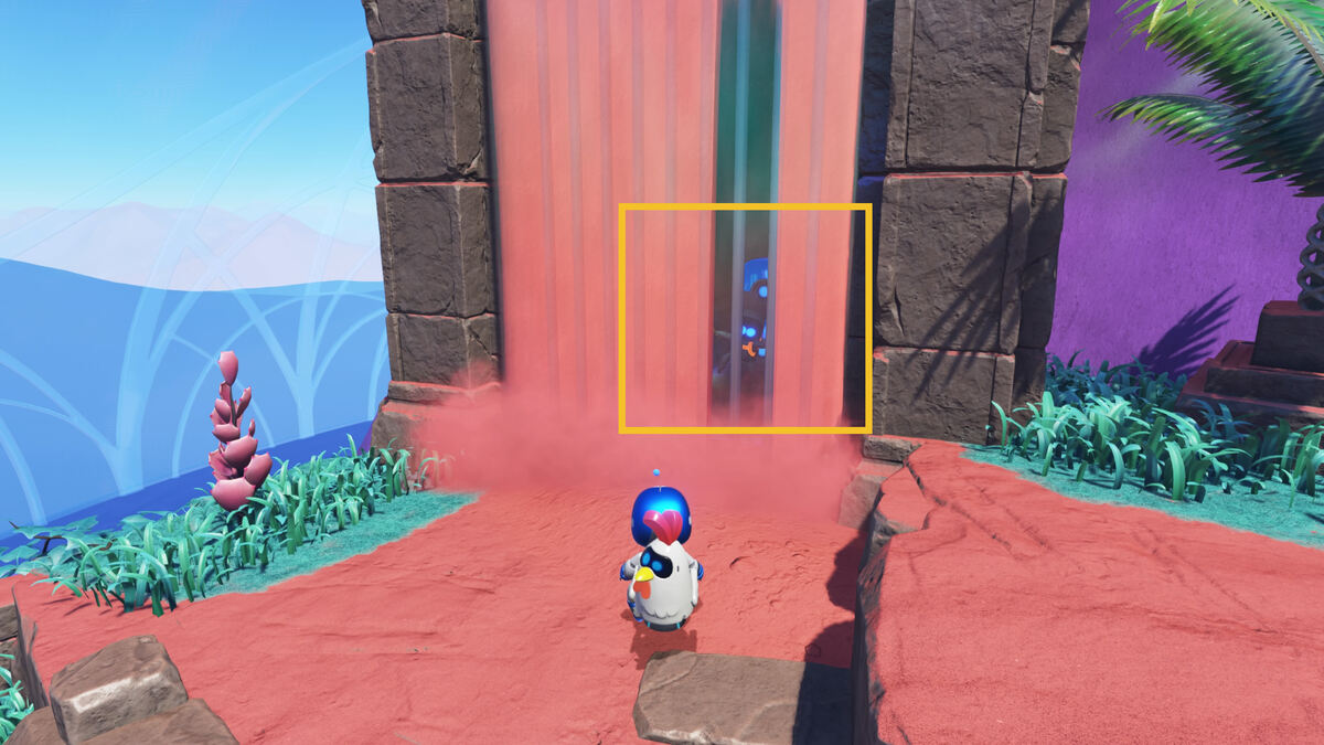 Astro Bot Slo-Mo Casino: Astro exploring the Trapped In Time level.