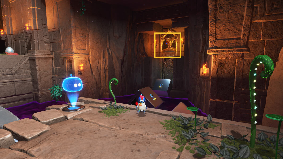 Astro Bot Slo-Mo Casino: Astro exploring the Trapped In Time level.