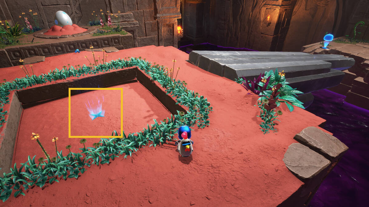 Astro Bot Slo-Mo Casino: Astro exploring the Trapped In Time level.