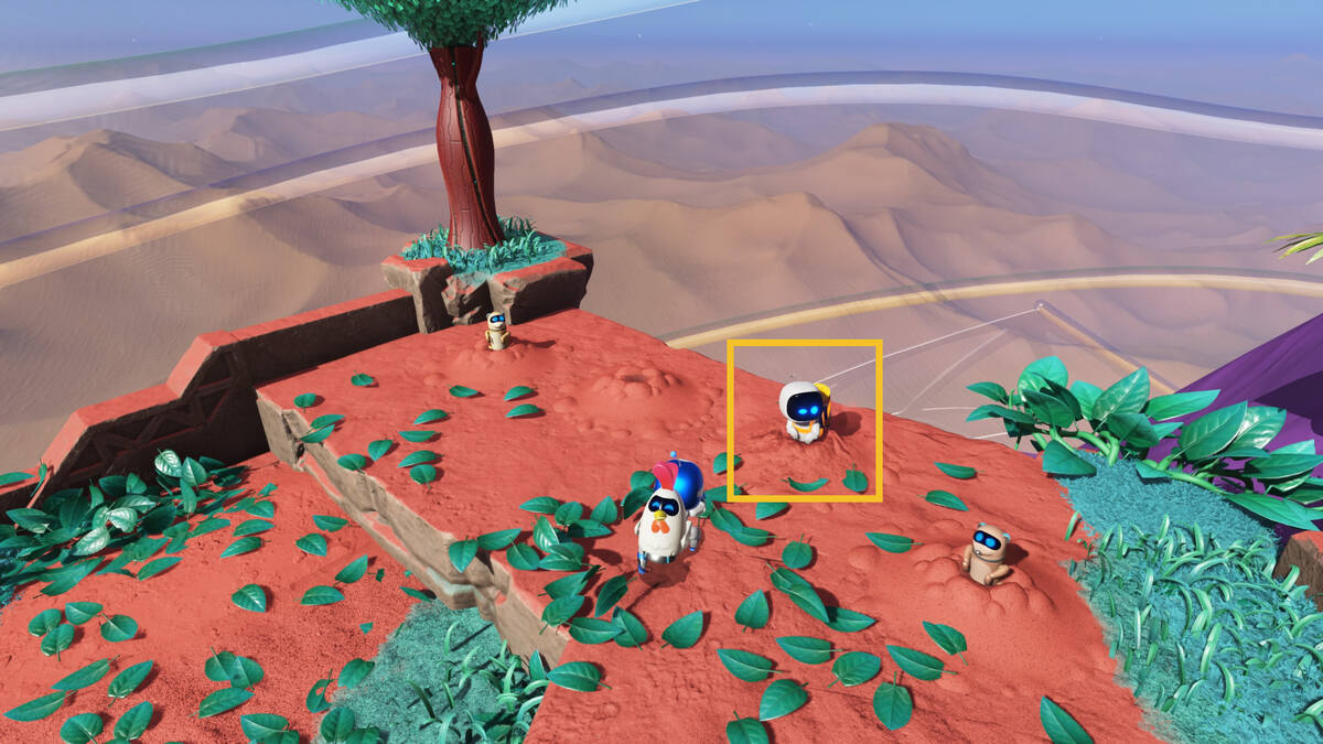 Astro Bot Slo-Mo Casino: Astro exploring the Trapped In Time level.
