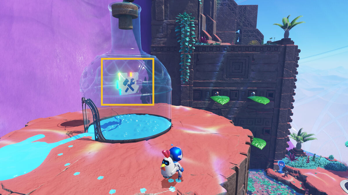 Astro Bot Slo-Mo Casino: Astro exploring the Trapped In Time level.