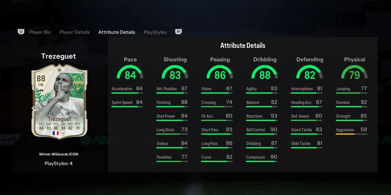 trezeguet winter wildcards icon player profile fc 24