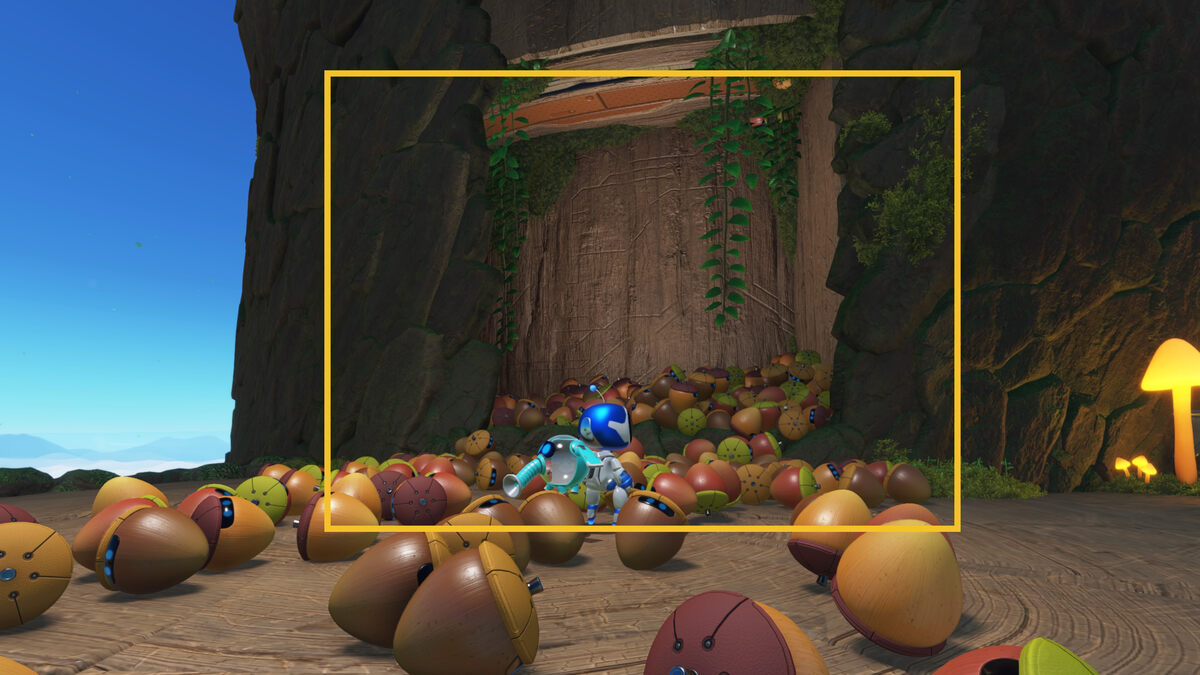Astro Bot Trunk of Funk: Astro exploring the Trunk of Funk level.