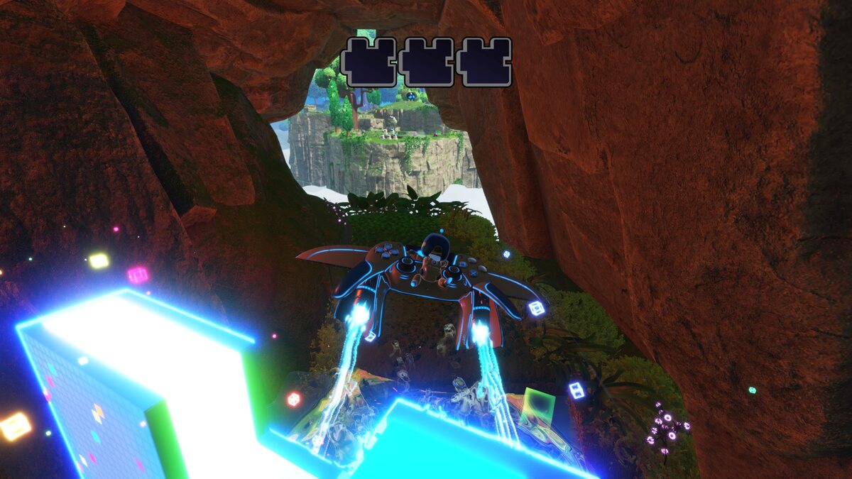 Astro Bot Trunk of Funk: Astro exploring the Trunk of Funk level.