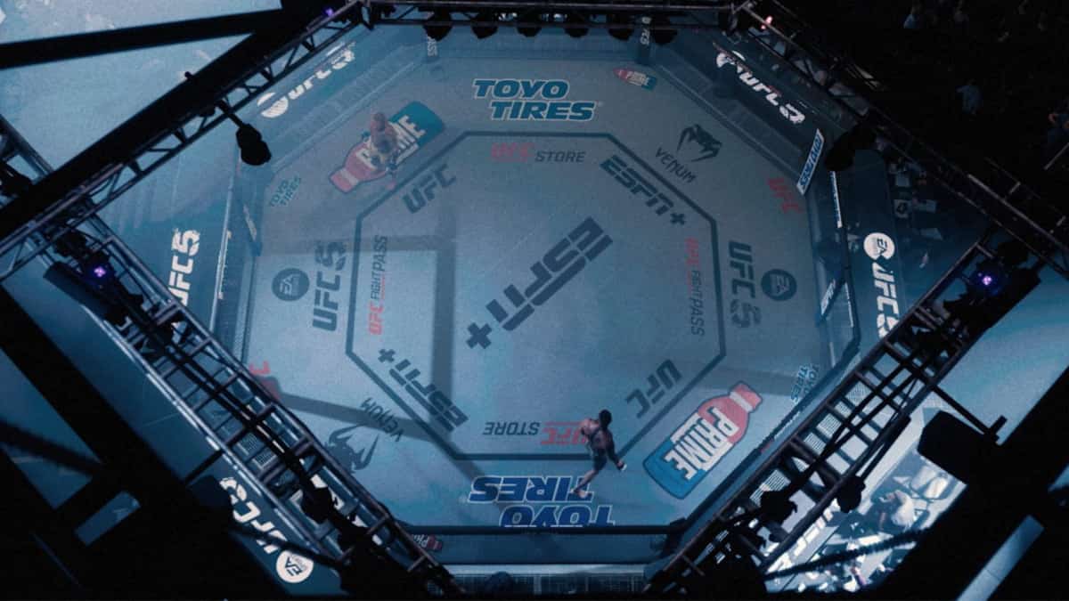 The UFC Octagon in San Diego, California is known for its exceptional ratings in the UFC 5 events.