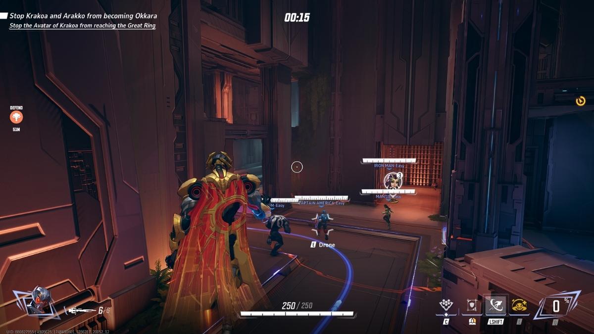 Ultron flying in Marvel Rivals