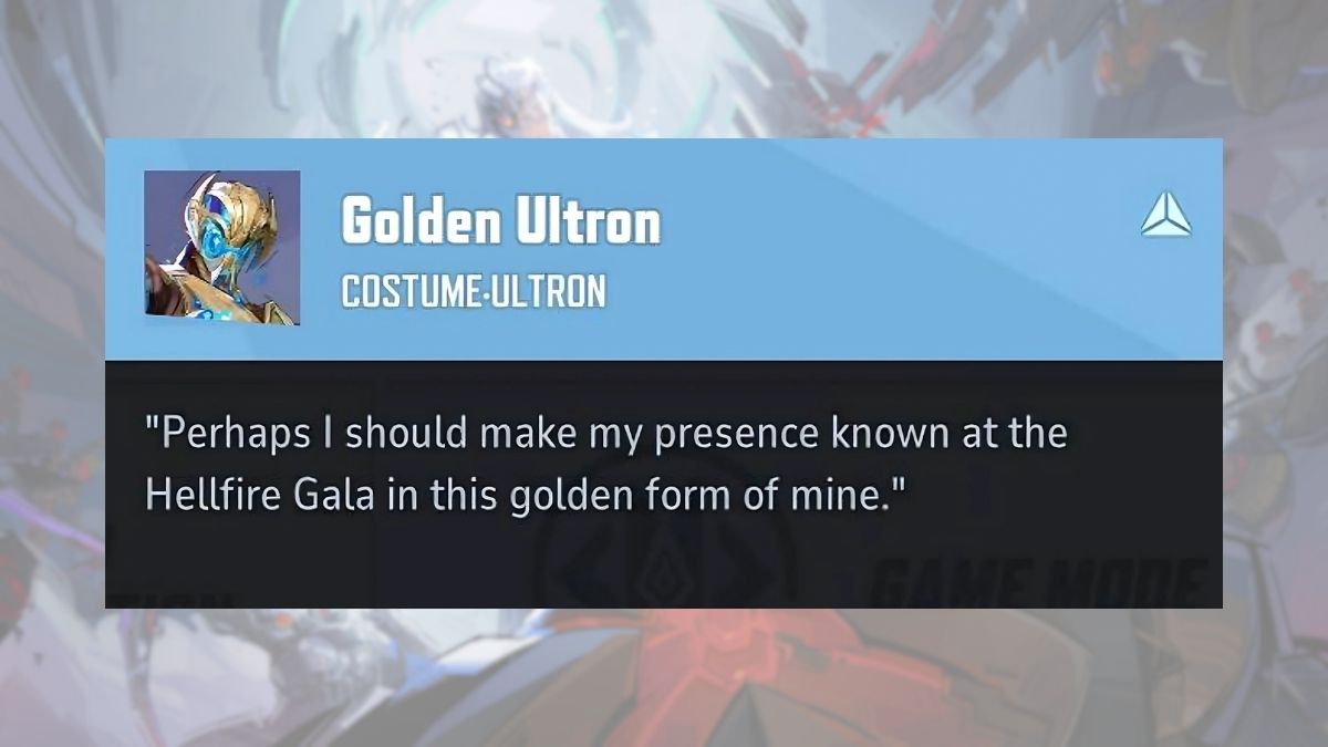 Golden Ultron ranked in Marvel Rivals