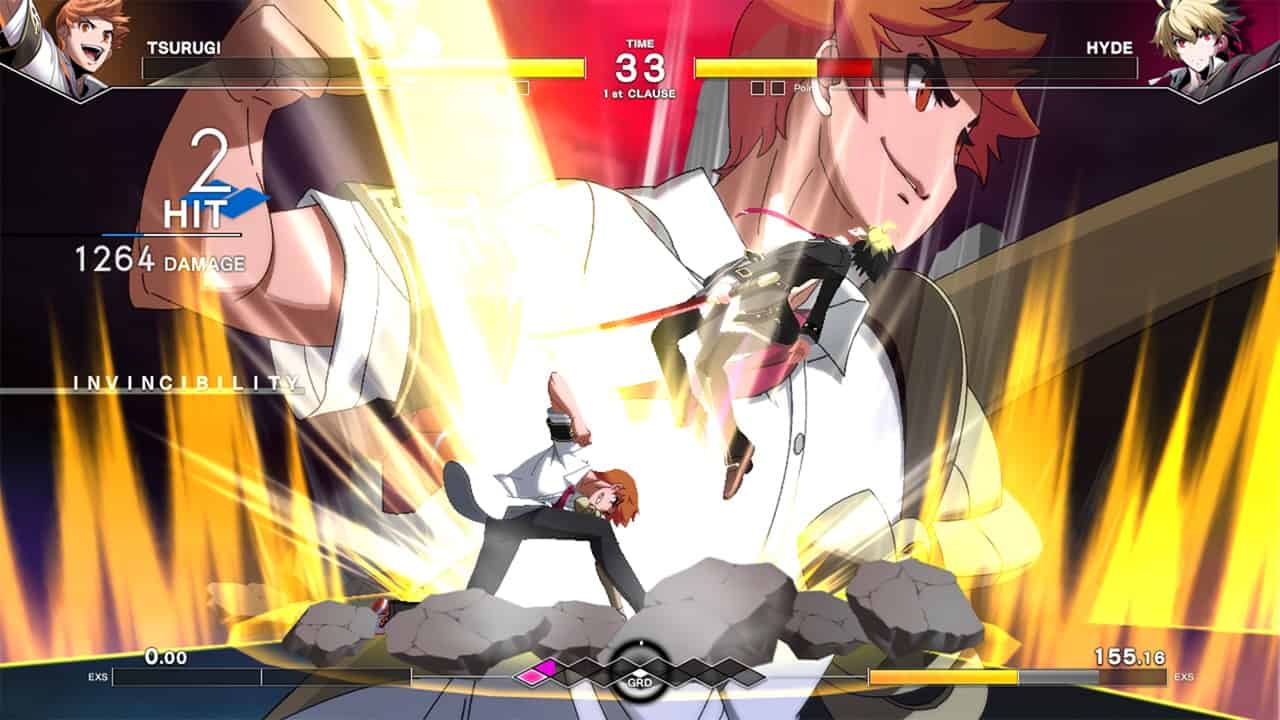 An image of a player fighting an opponent in Under Night In-Birth 2 Sys:Celes. Image via Arc System Works. 