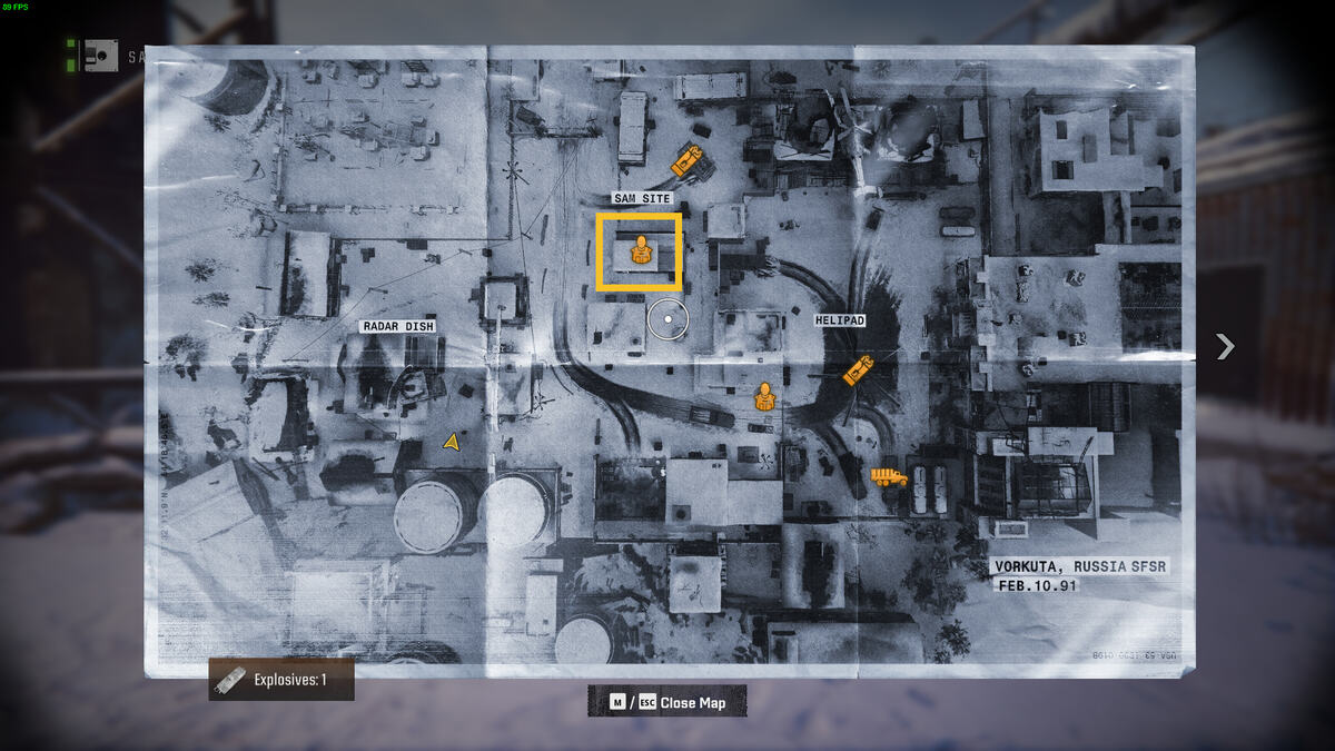 Black Ops 6 Under the Radar mission walkthrough: Voskera base SAM site.