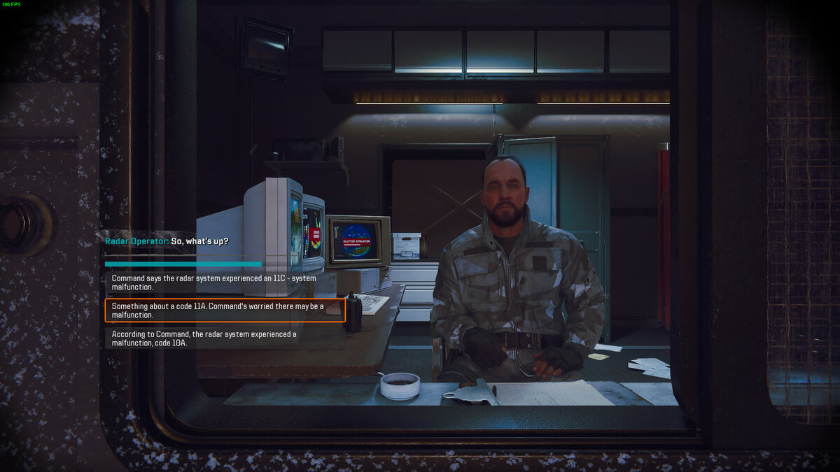 Black Ops 6 Under the Radar mission walkthrough: Voskera base radar operator room.