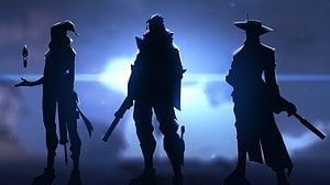 Valorant Agent 25 - An image of three silhouettes in the game.