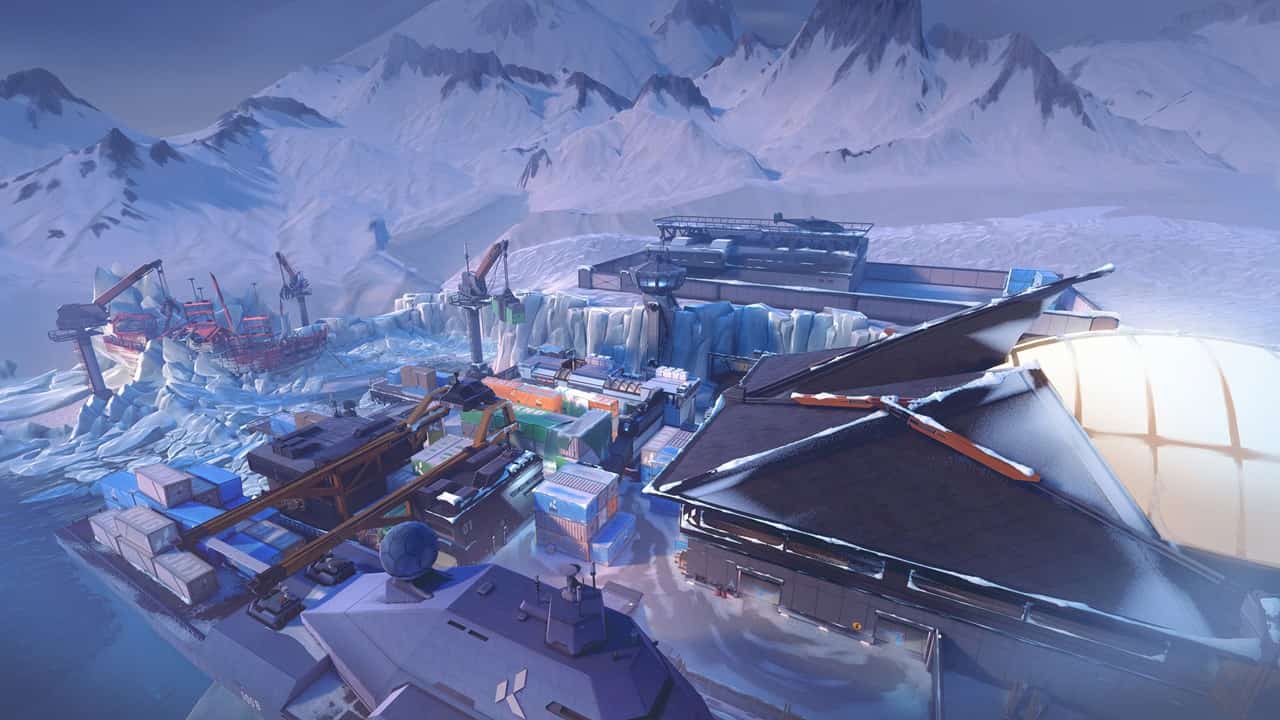 Valorant map pool rotation: An image of Icebox in the game. Image via Riot Games.