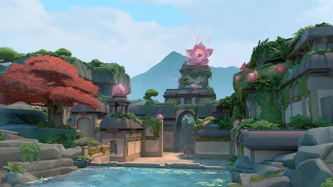 Valorant map pool rotation: An image of Lotus in the game. Image via Riot Games.