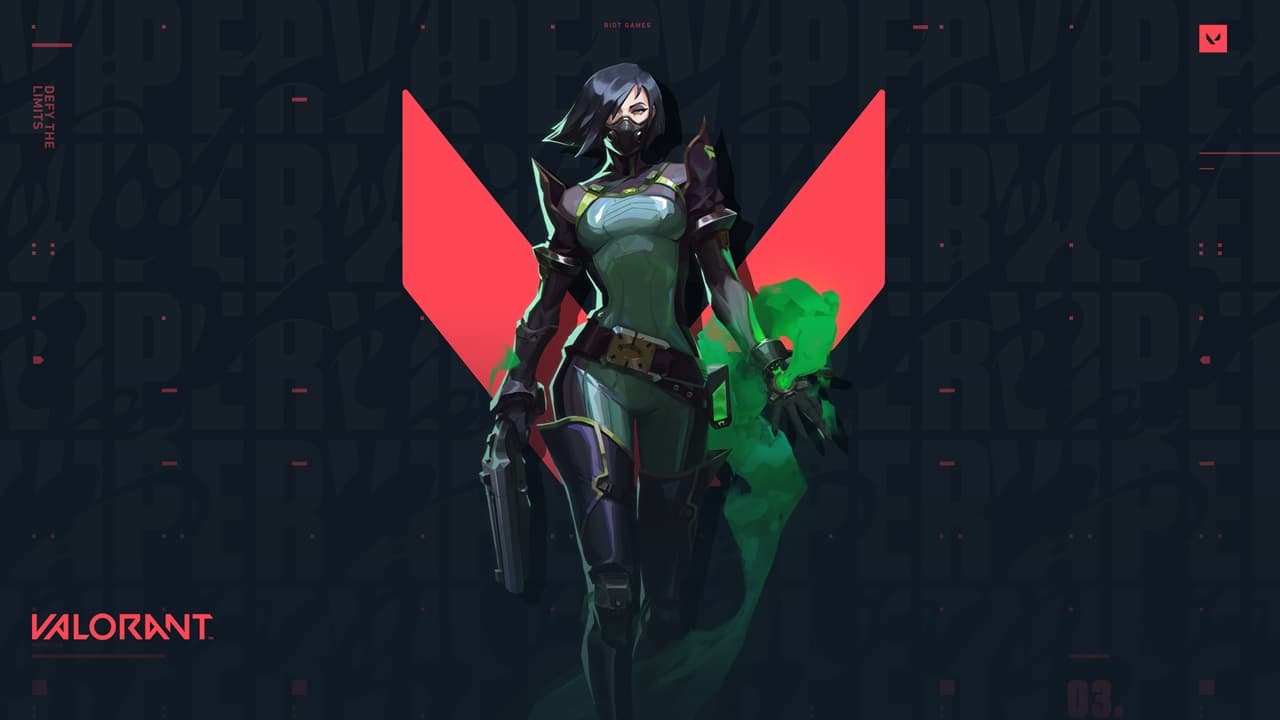 An image of Viper in Valorant. Image from Riot Games.