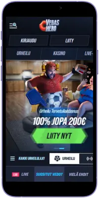 vegas hero mobiilibonus etusivu