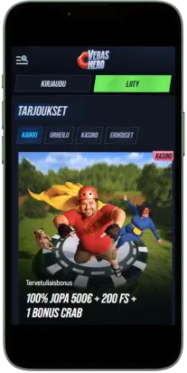 vegas hero tarjoukset