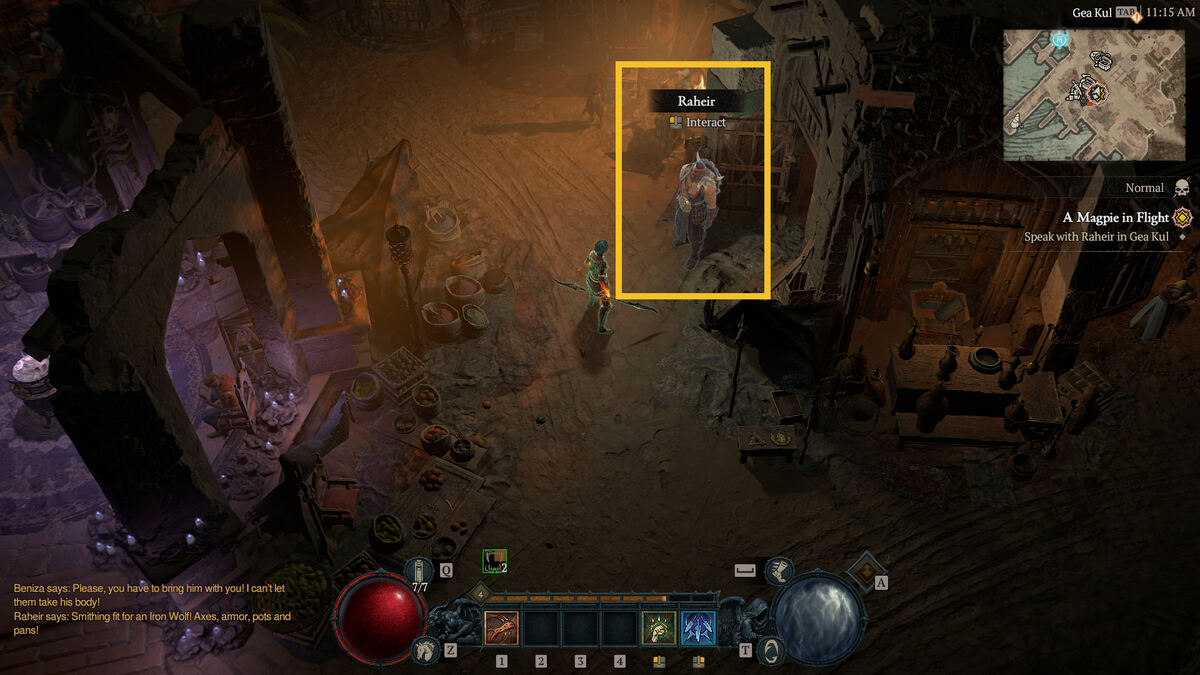 How to start Diablo 4 Vessel of Hatred: Raheir in Gea Kul.