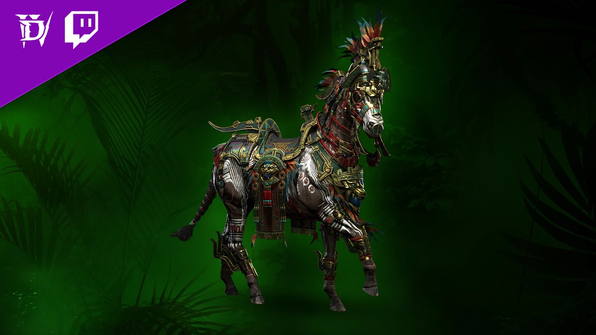Diablo 4 Vessel of Hatred Twitch Drops: Support A Streamer rewards.