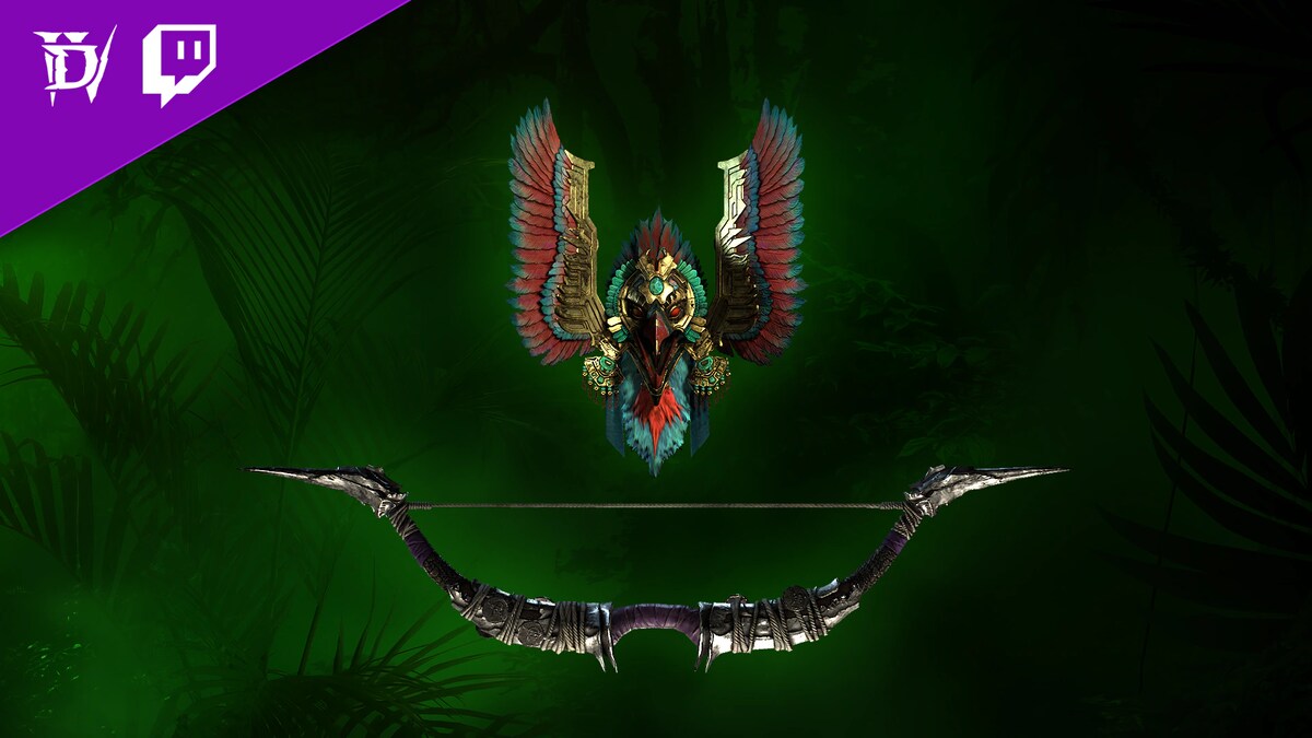 Diablo 4 Vessel of Hatred Twitch Drops: Twitch Drop rewards.