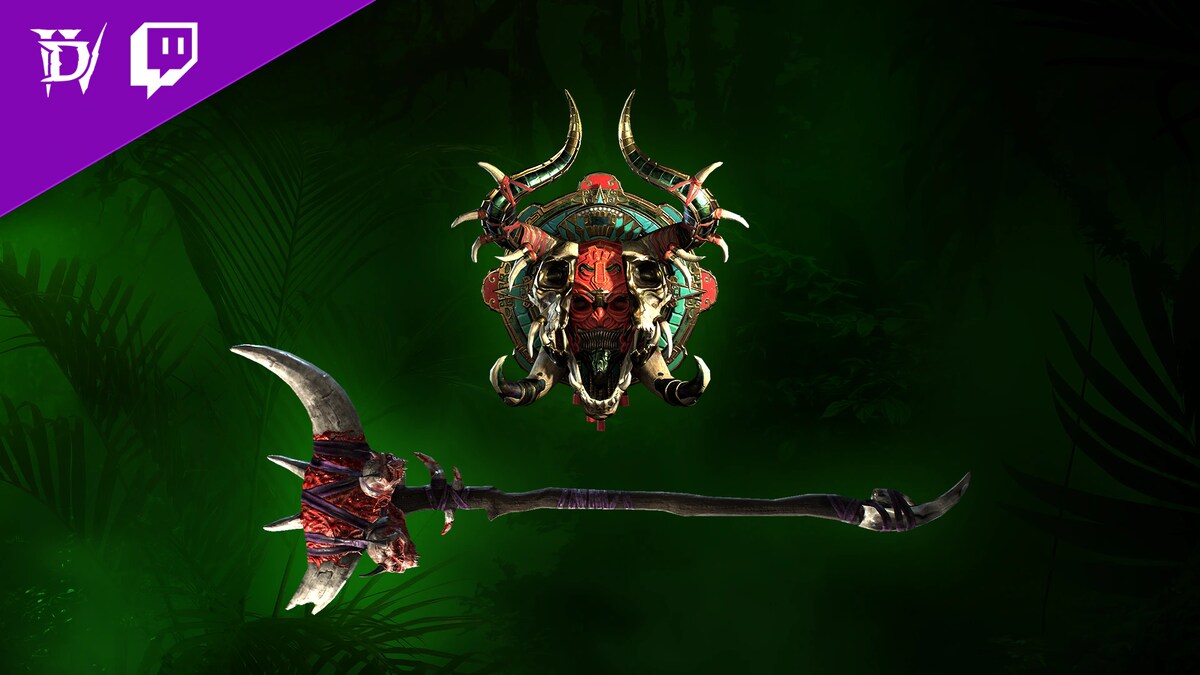 Diablo 4 Vessel of Hatred Twitch Drops: Twitch Drop rewards.