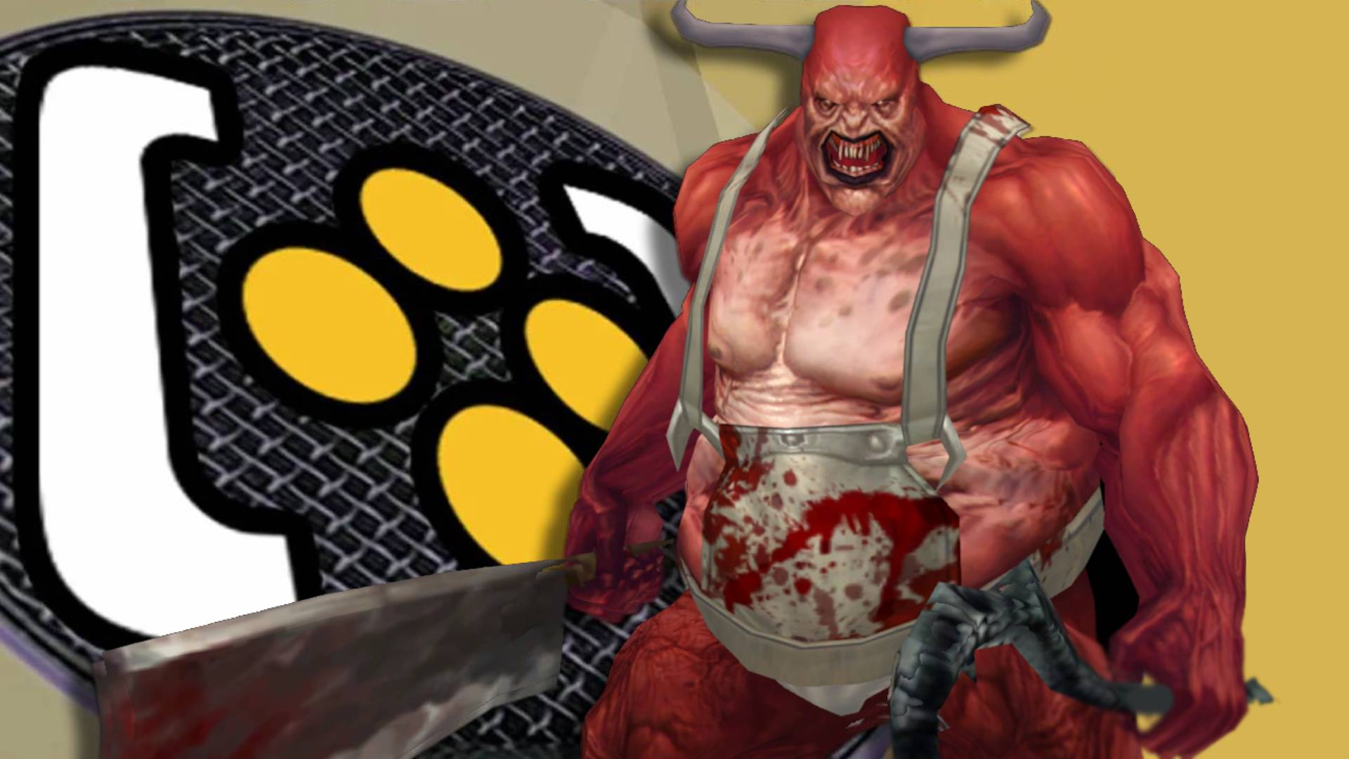 VideoGamer Podcast Diablo keyart showing the butcher