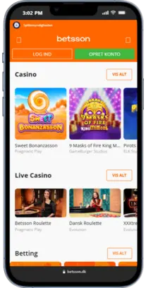 Betsson casinospil