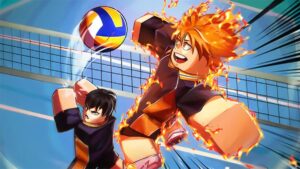 Cover image featuring players using the best Styles in Volleyball Legends on Roblox.