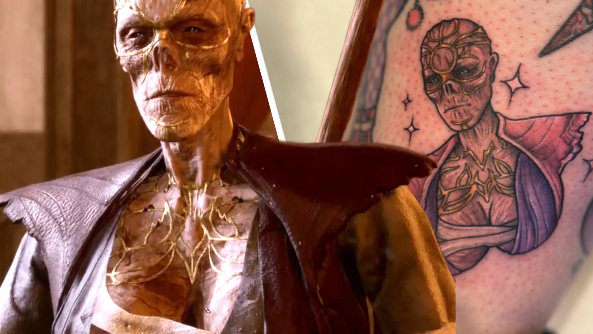 Baldur’s Gate 3 player actually gets a ‘Withers Big Naturals’ tattoo, and it’s beautiful