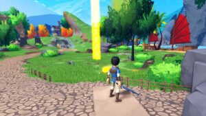 Image of the spawning area in the game World // Zero on Roblox.
