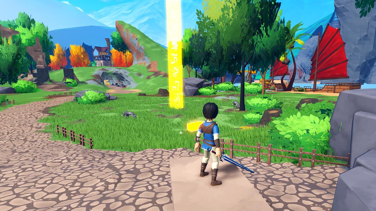 Image of the spawning area in the game World // Zero on Roblox.