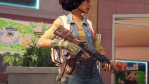 A player picks a Libertad character and equips the AK-47 assault rifle.