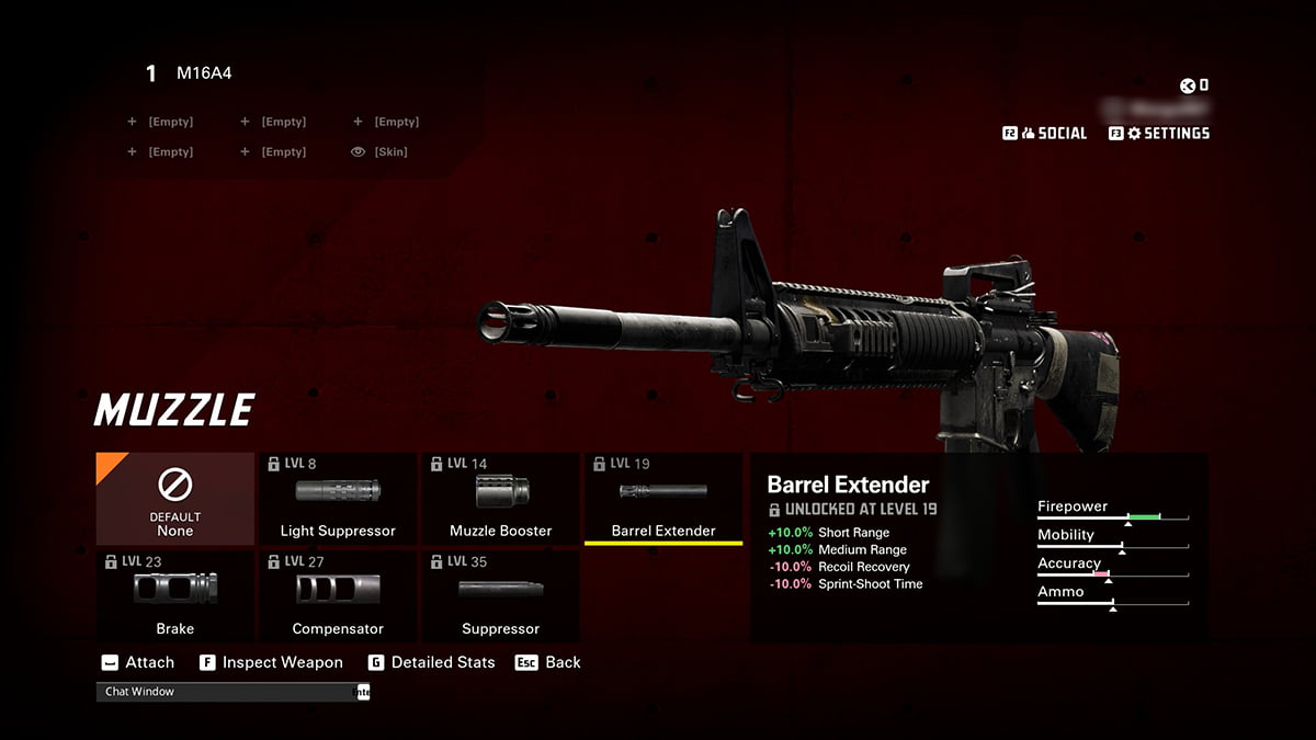 Image of Barrel Extender attachment on M16A4 in XDefiant.