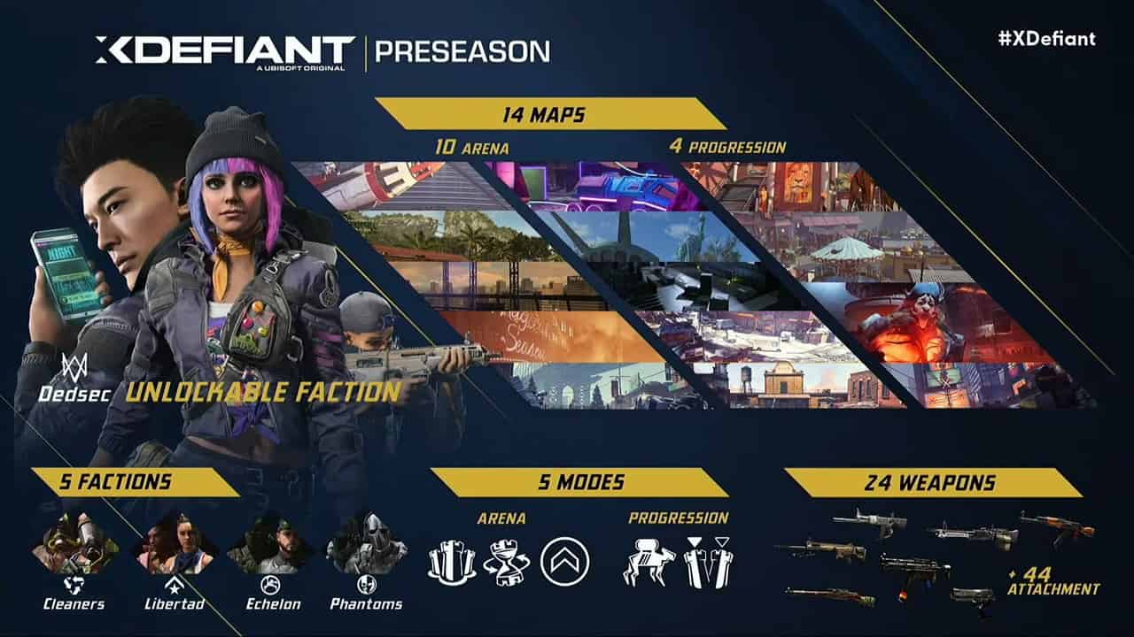 An image of the XDefiant preseason content. Image via Ubisoft.