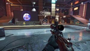 valorant to xdefiant sensitivity - a gun is pointed into a room