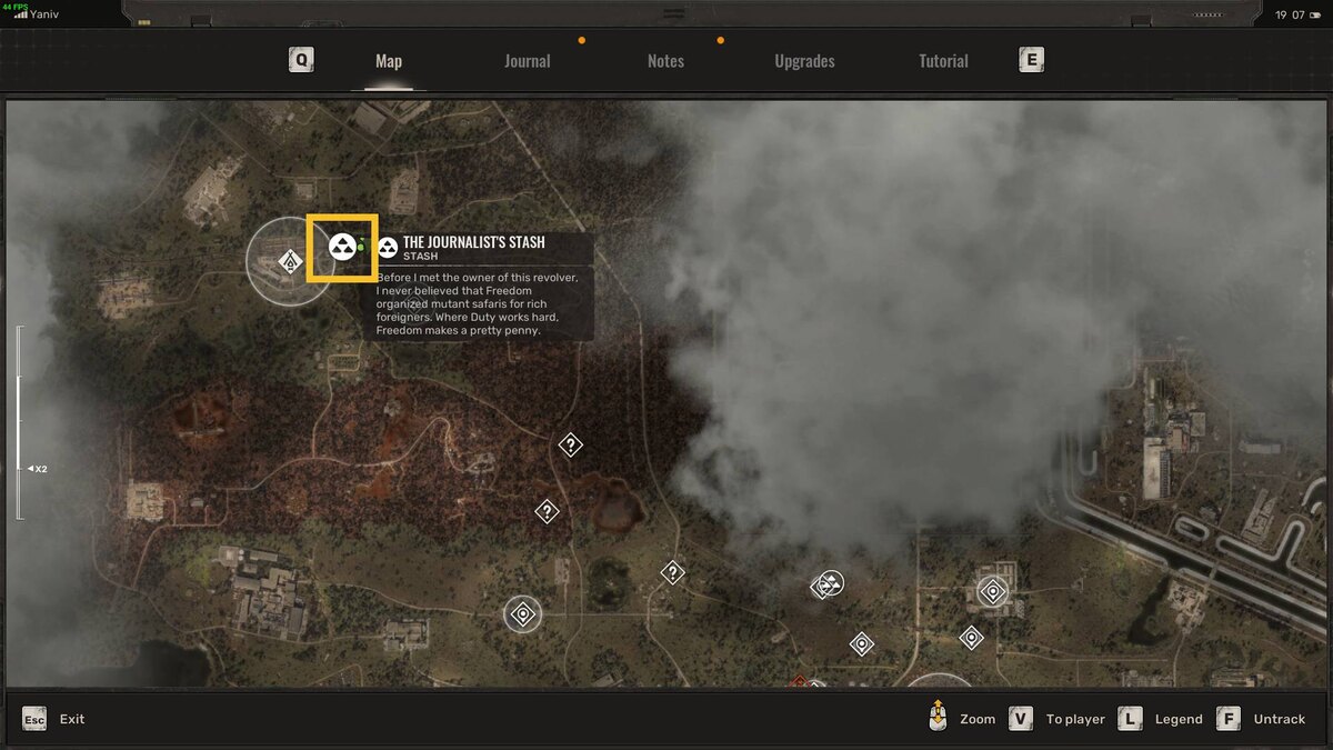 Stalker 2 Journalist's Stash locations: Stalker tracking down stashes.