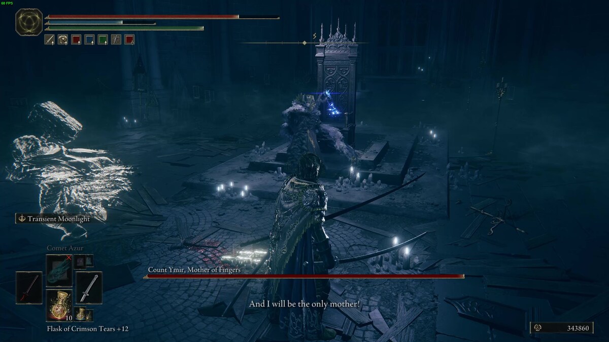 Elden Ring Shadow of the Erdtree Count Ymir: Tarnished fighting Count Ymir.