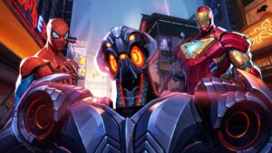 Marvel Rivals Ultron, Spider-Man and Iron-Man